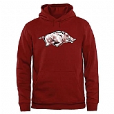 Men's Arkansas Razorbacks Big x26 Tall Classic Primary Pullover Hoodie - Cardinal,baseball caps,new era cap wholesale,wholesale hats